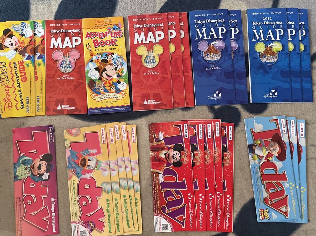 ディズニーファン&TODAY 2014年分 ランド&シー ガイドマップ TDR