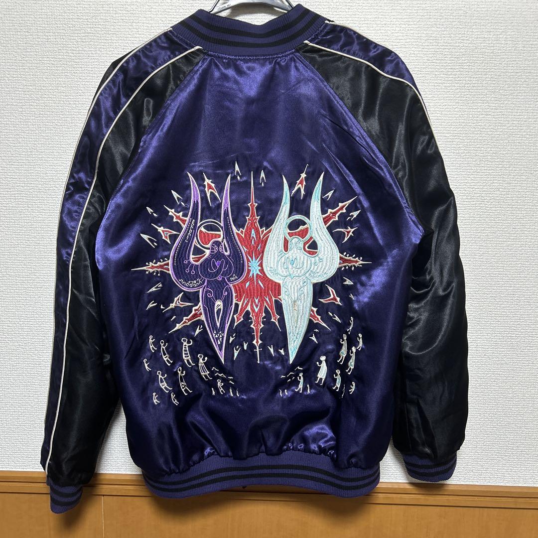 L FF14刺繍ジャンパー ハイデリン＆ゾディアーク エメトセルク