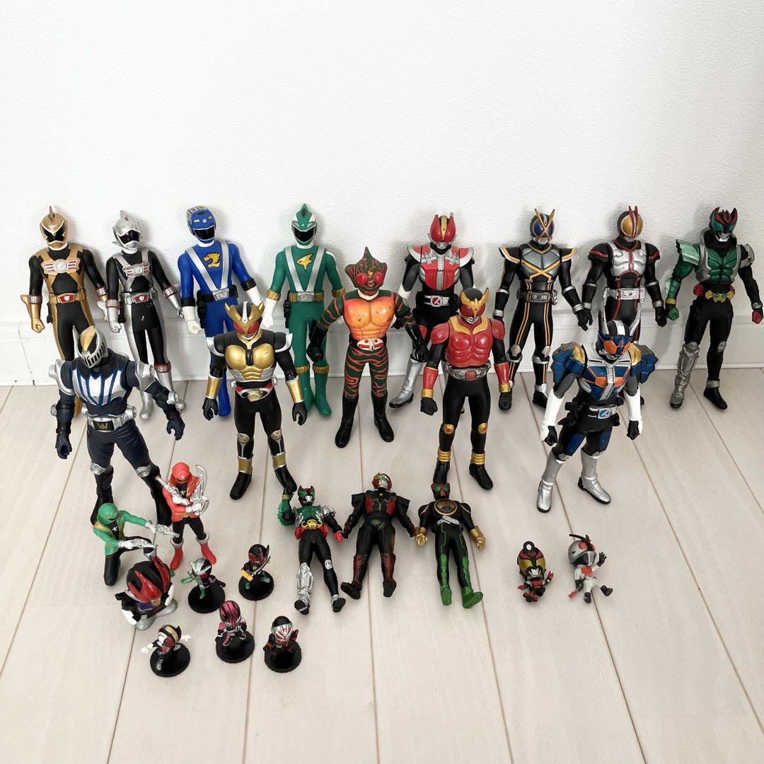 【2025正規激安】 戦隊ヒーロー 26体 ソフビ セット フィギュア 仮面ライダー 特撮