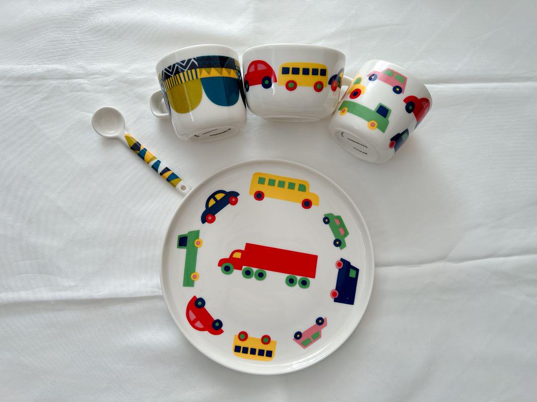 未使用【廃盤】マリメッコKARKUTEILLA キッズ食器セット - メルカリ
