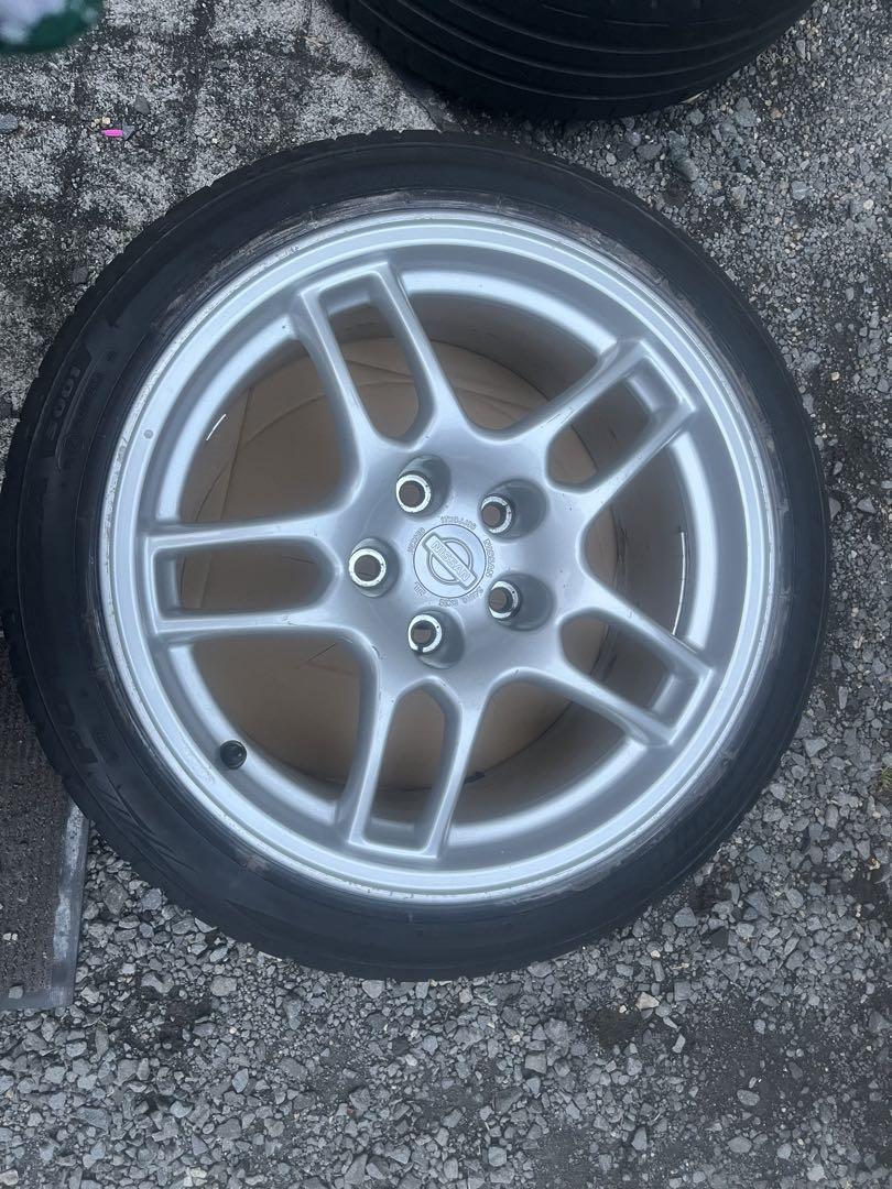 R34 純正ホイール 4本セット （ER34純正ホイールタイヤ4本