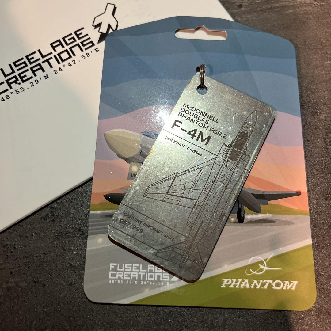 F-4ファントム チタン製ネームタグ （残りわずか! PLANETAGS F4B