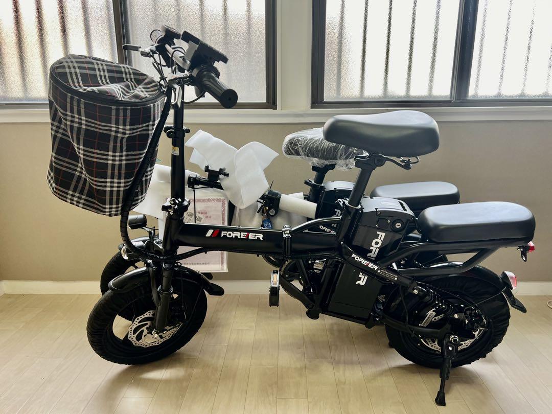 フル電動自転車（アクセル付き モペット型自転車） 速度表示付き
