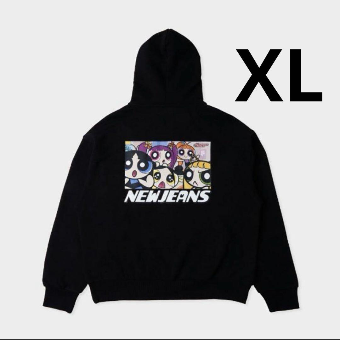 NewJeans パワーパフガールズ スウェット ネイビー Lサイズ