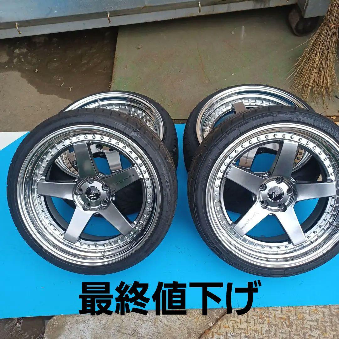 WORK ワーク ZISTANCE ジスタンス W5S 中古ホイール 4本 8J 20