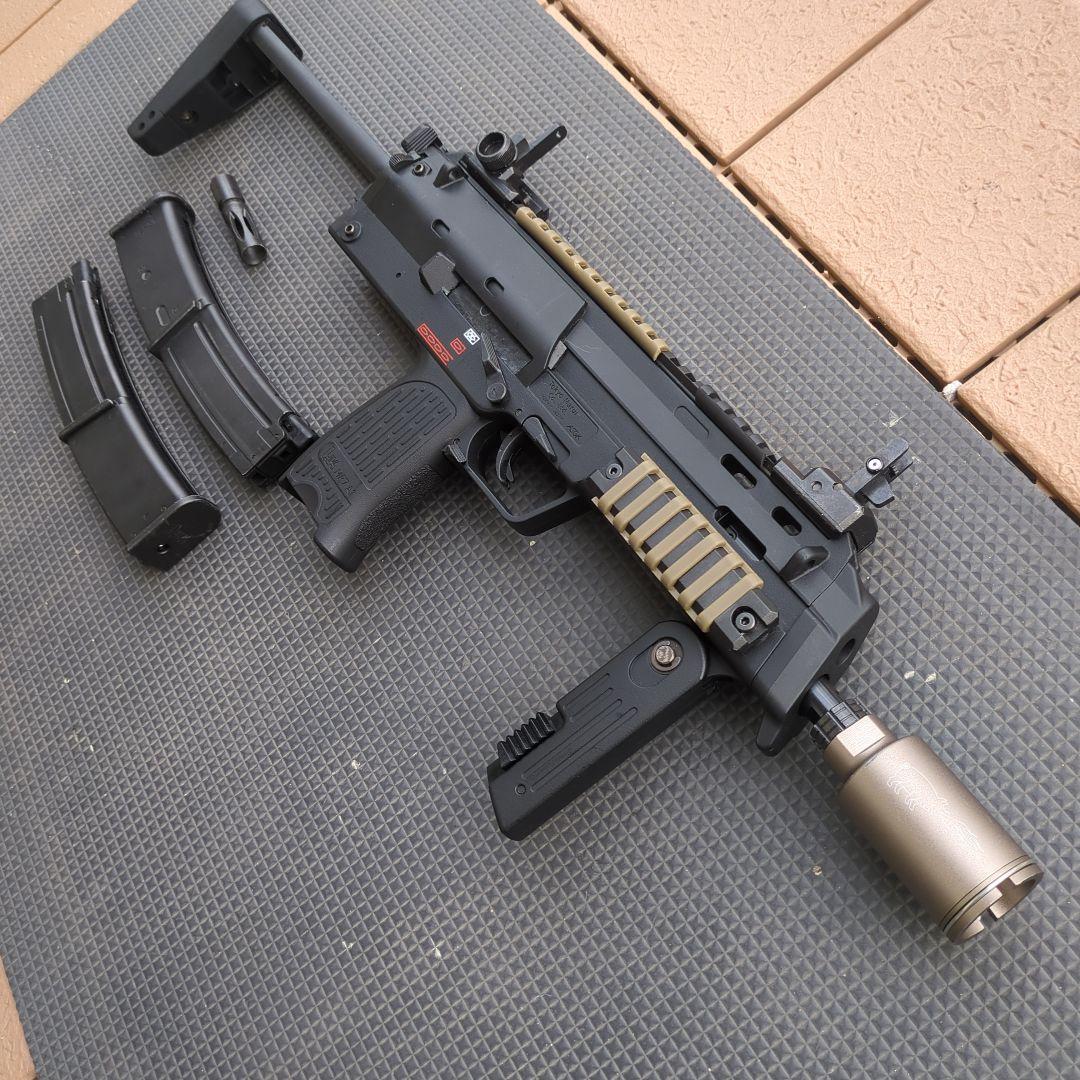 東京マルイ ガスブローバック MP7 社外バレルカスタム はね上げる