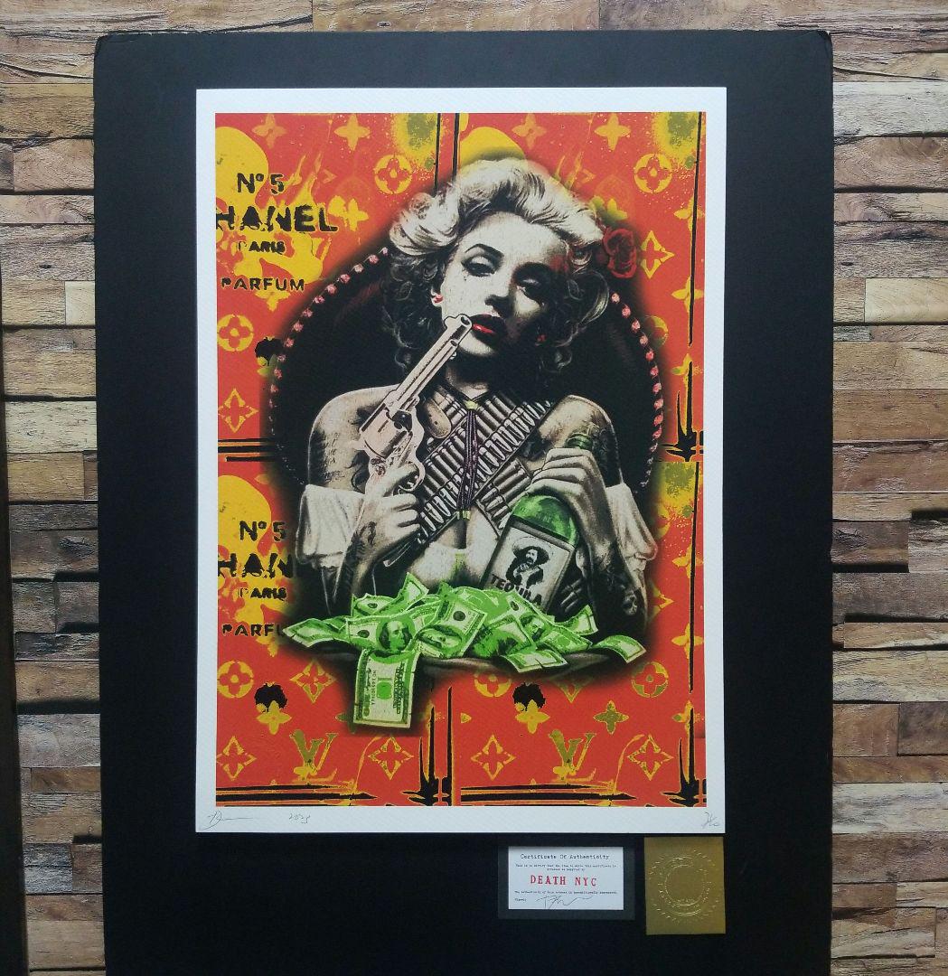 DEATH NYC アートポスター 世界限定100枚 マリリンモンロー　ヴィトン Yahoo!オークション - DEATH NYC 世界限定100枚 アートポスター