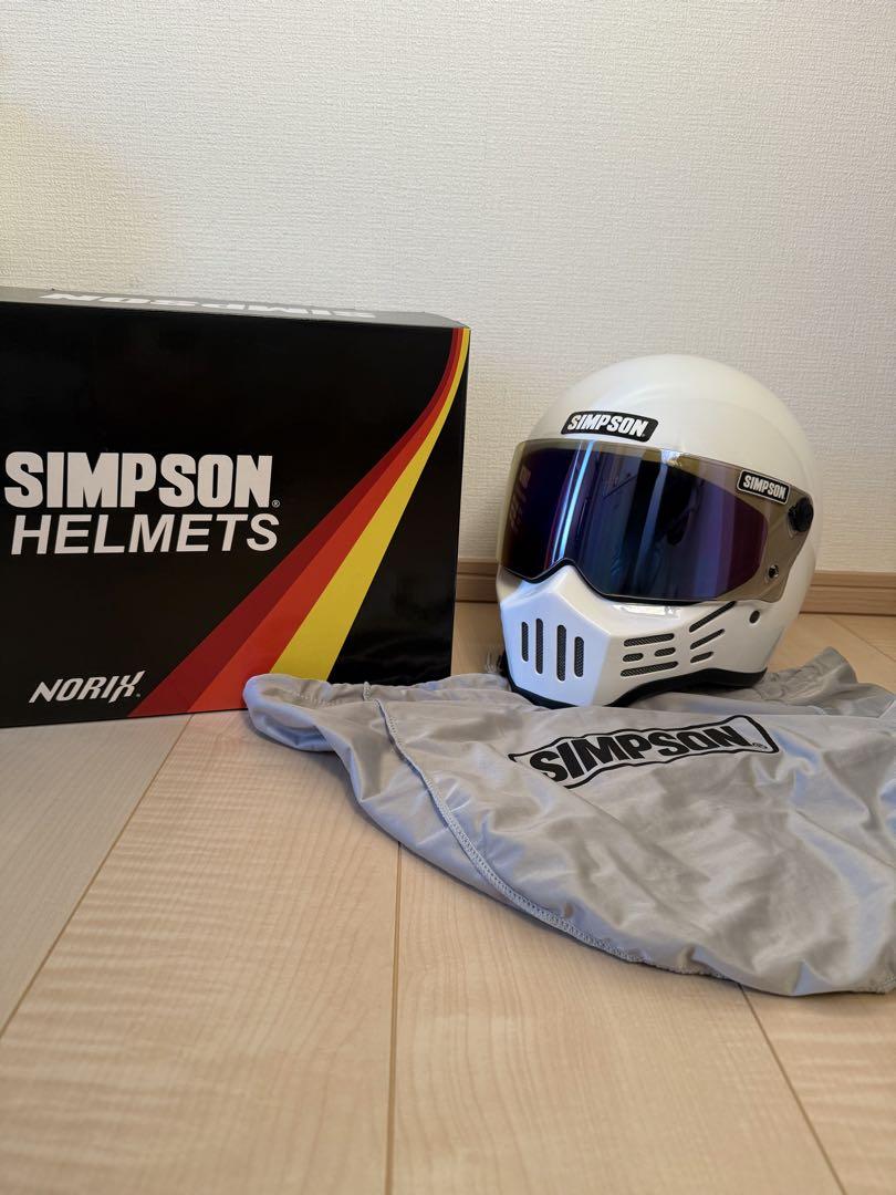 simpson シンプソン M30 シールド3種付き 使用少 SIMPSON（バイク） シンプソン M30 （MODEL 30） フルフェイス