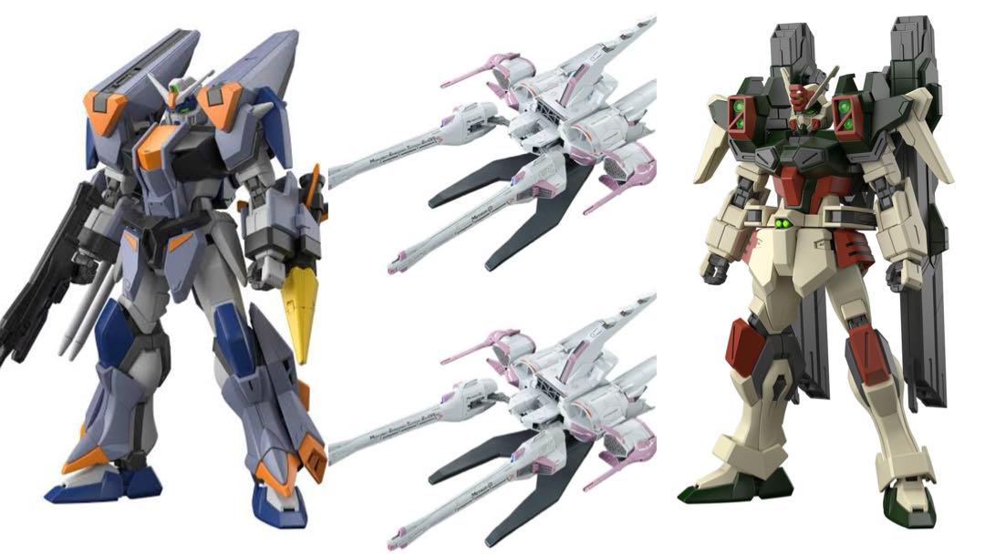 HGミーティアユニット2個、デュエルブリッツ、ライトニングバスターガンダムセット SEED FREEDOM』デュエルブリッツガンダムとライトニングバスター