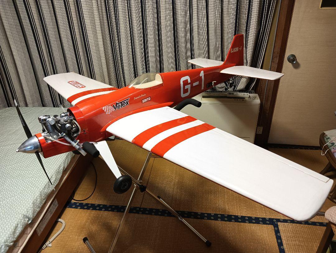 希少・廃盤】SAITO直列2気筒エンジン搭載 飛鳥 ラジコン飛行機