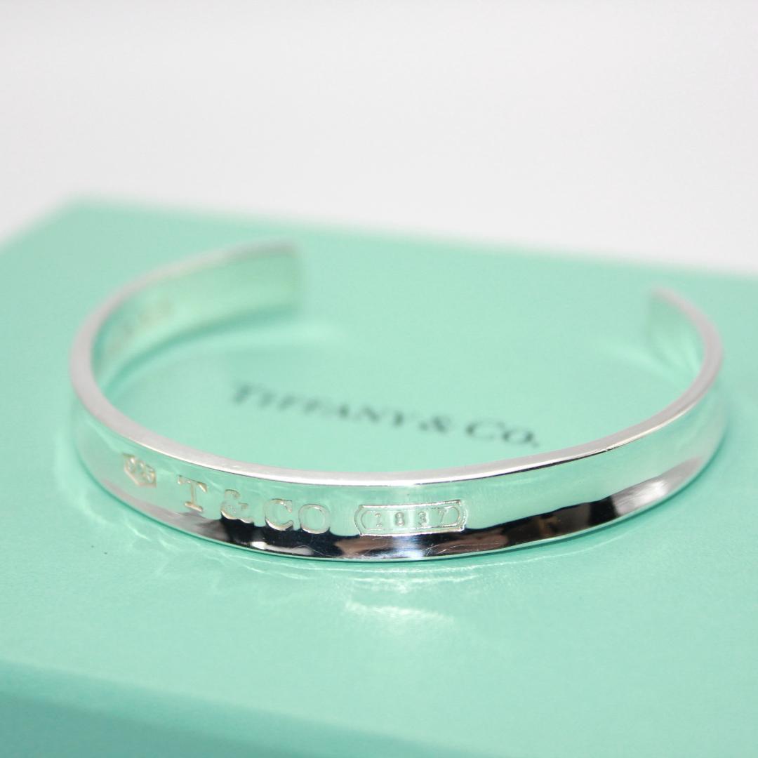 美品 Tiffany&Co. ティファニー 1837 ナロー バングル 925（美品