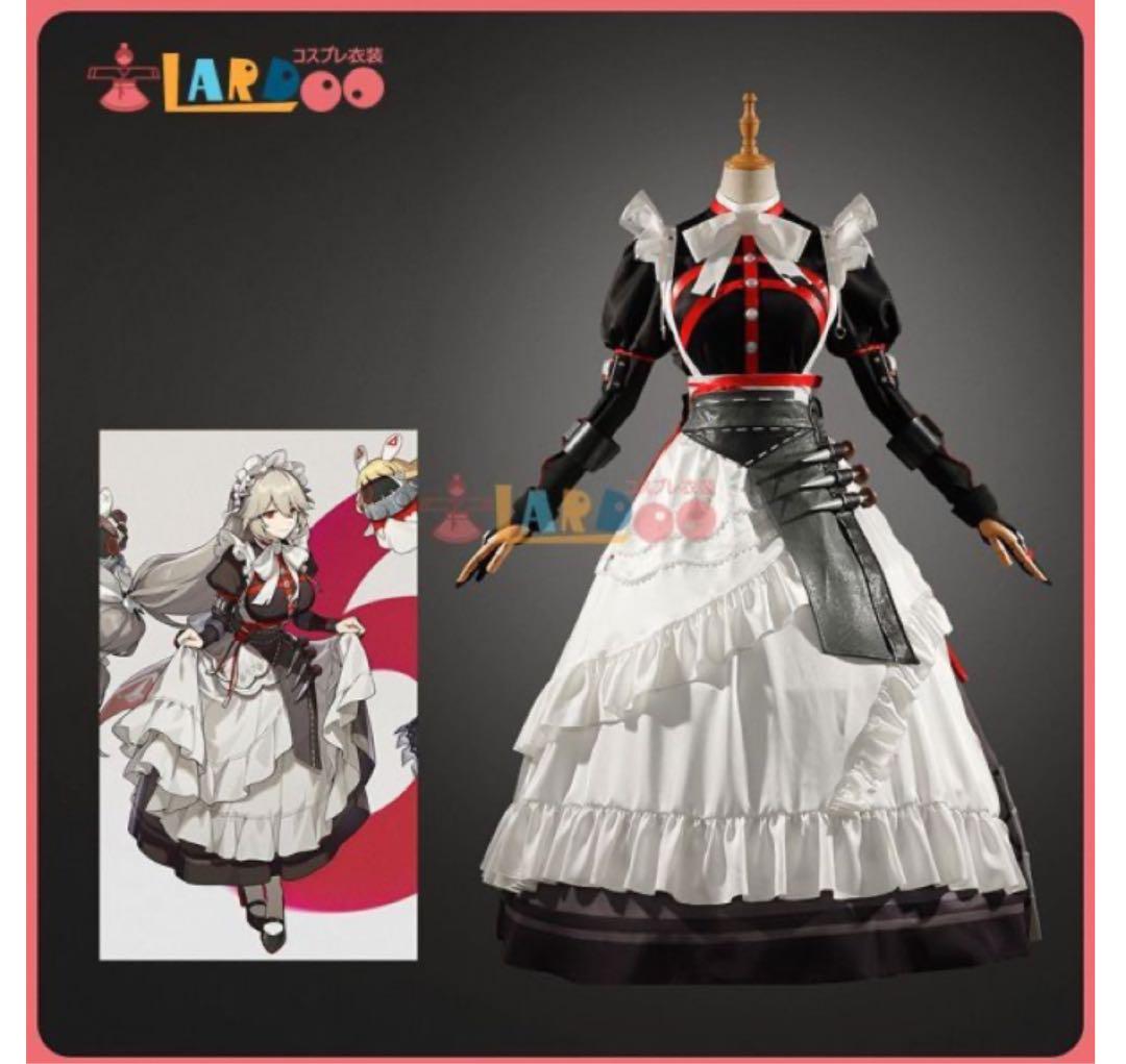 ゼンゼロ　リナ　コスプレ衣装　ウィッグ　ボンプ付き ゼンゼロ リナ コスプレ衣装 ウィッグ ボンプ付き - メルカリ