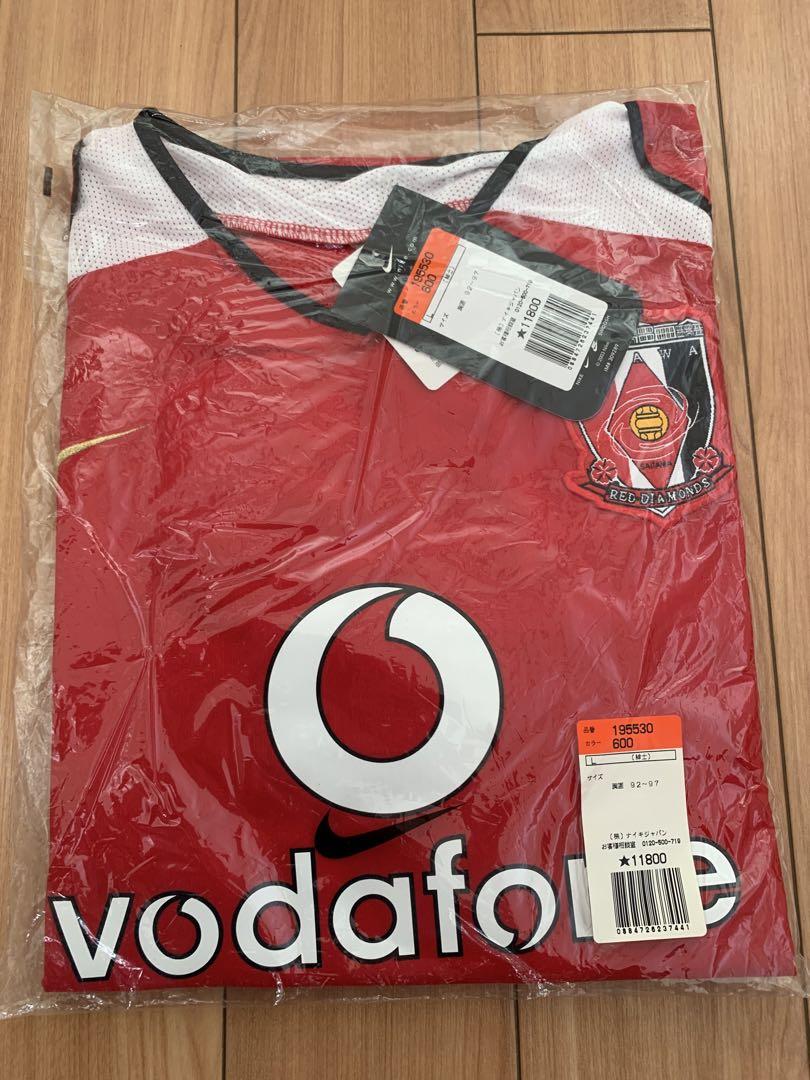 タグ付き未開封】浦和レッズ 2005年 XXL ユニフォーム vodafone