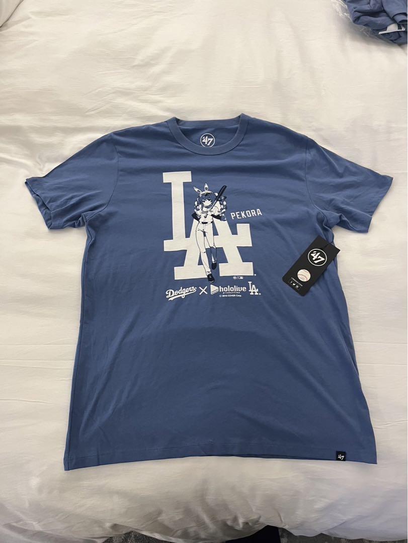 ホロライブ ドジャース コラボTシャツ 兎田ぺこら