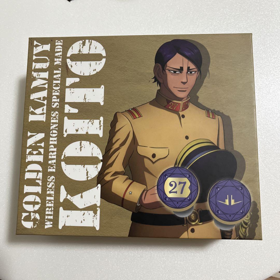 ゴールデンカムイ ワイヤレスイヤホン 鯉登少尉　モデル 未開封 鯉登少尉 (CV: 小西克幸) / ワイヤレスイヤホン ゴールデン