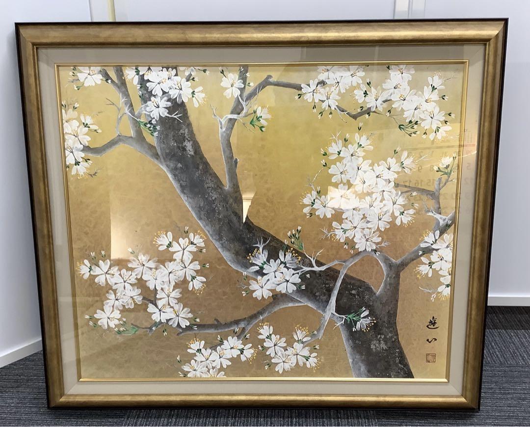 遊山？】桜の絵画 日本画 海外の方にもお勧め！（桜の日本三大