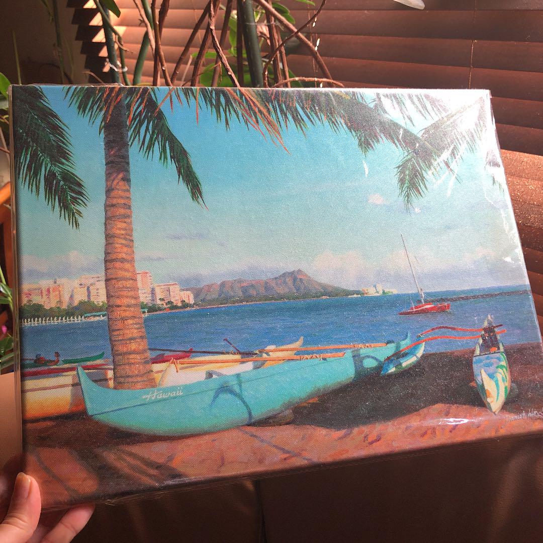 絵画 ダイヤモンドヘッド ハワイ （ハワイ「ダイヤモンドヘッド
