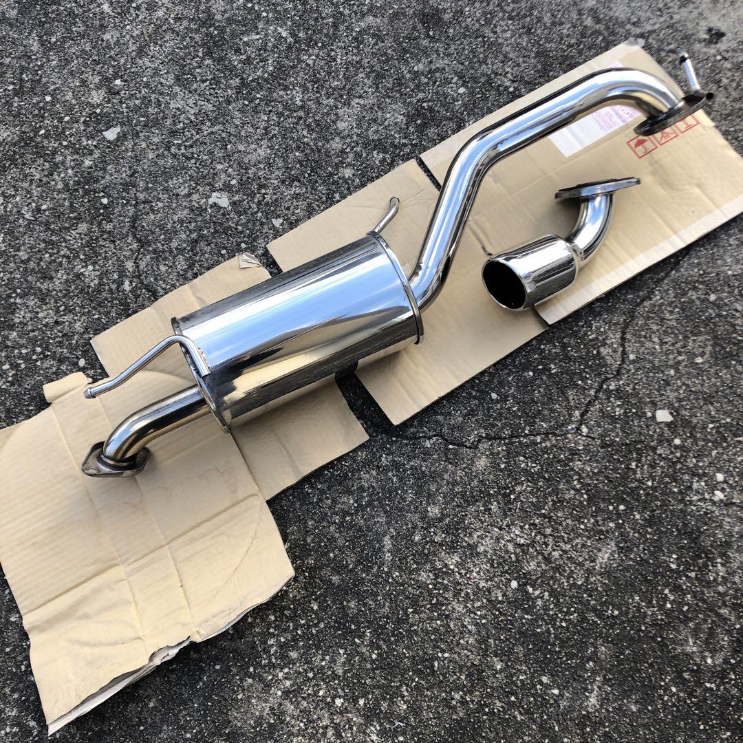 SUZUKI SPORT ステンレスマフラー　ラパンhe21s SUZUKI SPORT ステンレスマフラー ラパンhe21s（アルトラパン