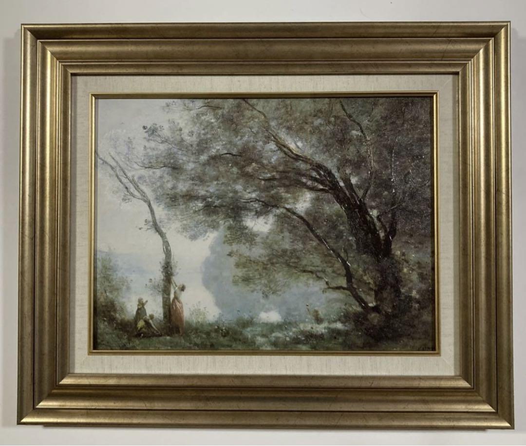 絵画/油絵/カミーユ・コロー/油彩画 / 原画/風景画/人物画/印象派 仏巨匠 絵画/油絵/カミーユ・コロー/油彩画 / 原画/風景画/人物画