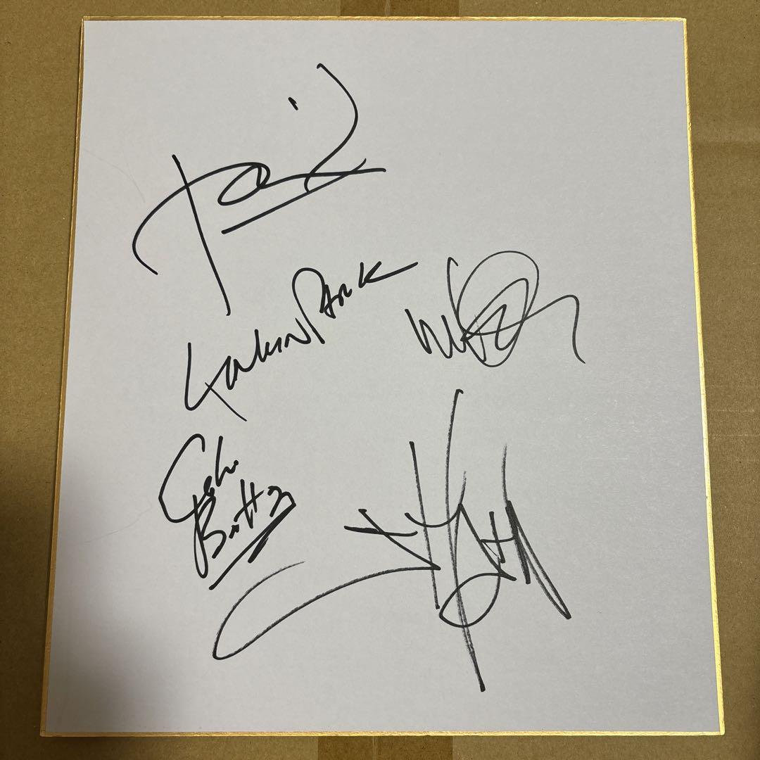 マイク・シノダ　直筆サイン入りCD LINKIN PARK 来日 LinkinPark 直筆サイン色紙 リンキンパーク マイクシノダ