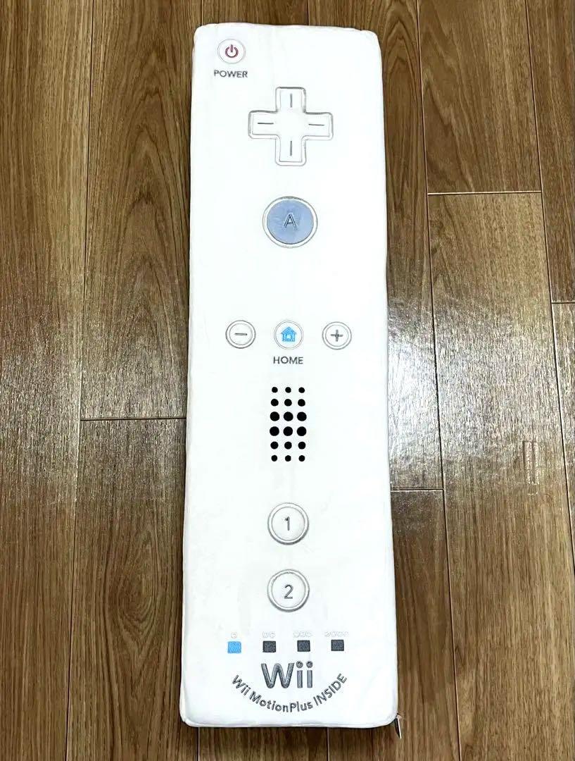 Wiiリモコン型クッション　ニンテンドーミュージアム限定　コントローラー型 任天堂 ニンテンドーミュージアム限定 クッション wii