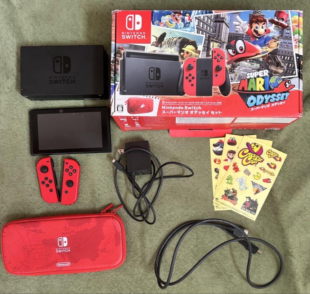Nintendo Switch マリオオデッセイ セット 本体（中古】Nintendo