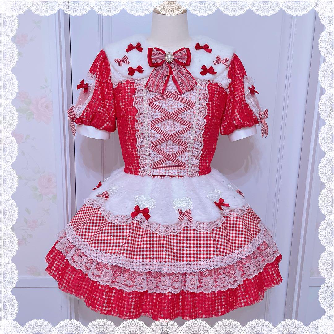 アイドル衣装 生誕祭 衣装 ♡ギンガムとレース♡ ハンドメイド