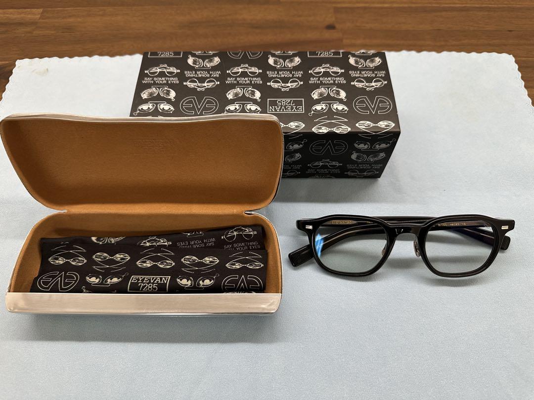 EYEVAN 7285 343LR ブラック アイヴァン 未使用（EYEVAN 7285