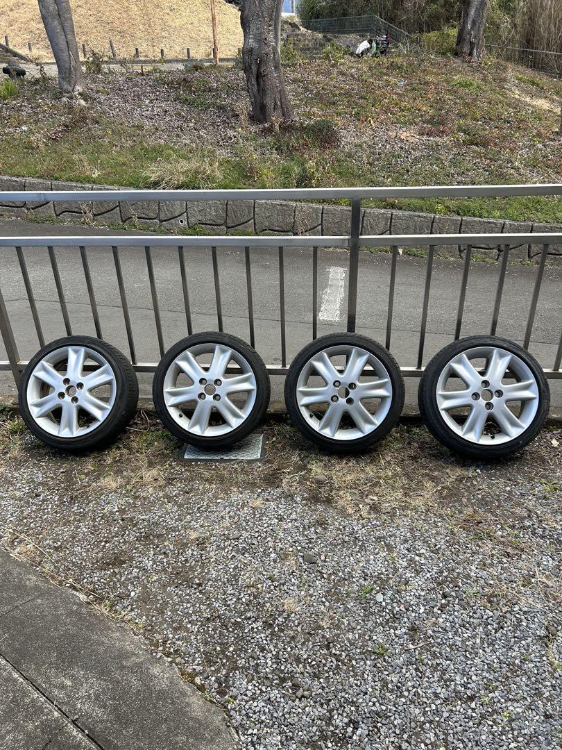 ヴィッツ純正5スポークホイールセット軽自動車に流用 ヴィッツ純正5スポークホイールセット軽自動車に流用 - メルカリ