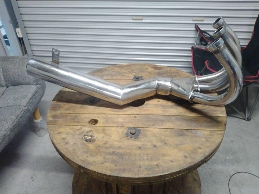 SS350　マッハ　カワサキ　集合チャンバーSS250 SS400 SS350マッハカワサキ集合チャンバーSS250 SS400