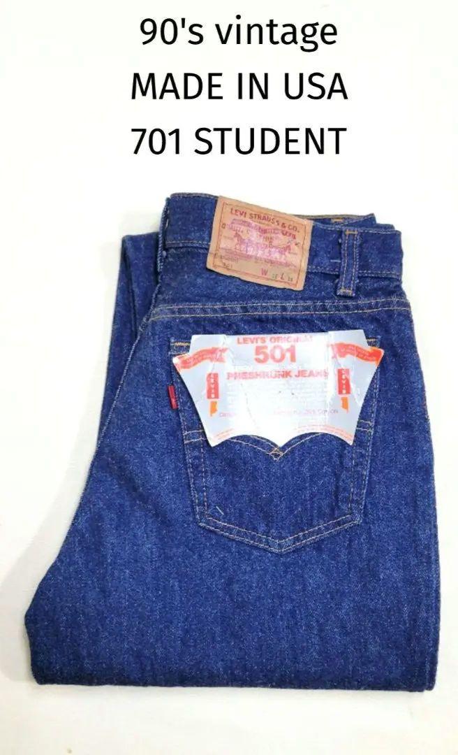 【デッドストック】新品 90's USA製 Levi's 701 モンローデニム 809cefd59dffcf21352e03f36ad396