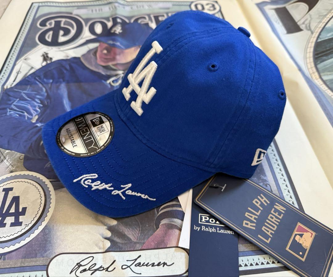 MLB x ラルフローレン x ニューエラ ドジャースキャップ（POLO