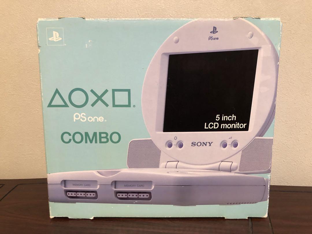 PlayStation - 明和 PSone 5inch LCD monitor付 31ソフト Sony PlayStation PS one Console,LCD monitor,PSU and