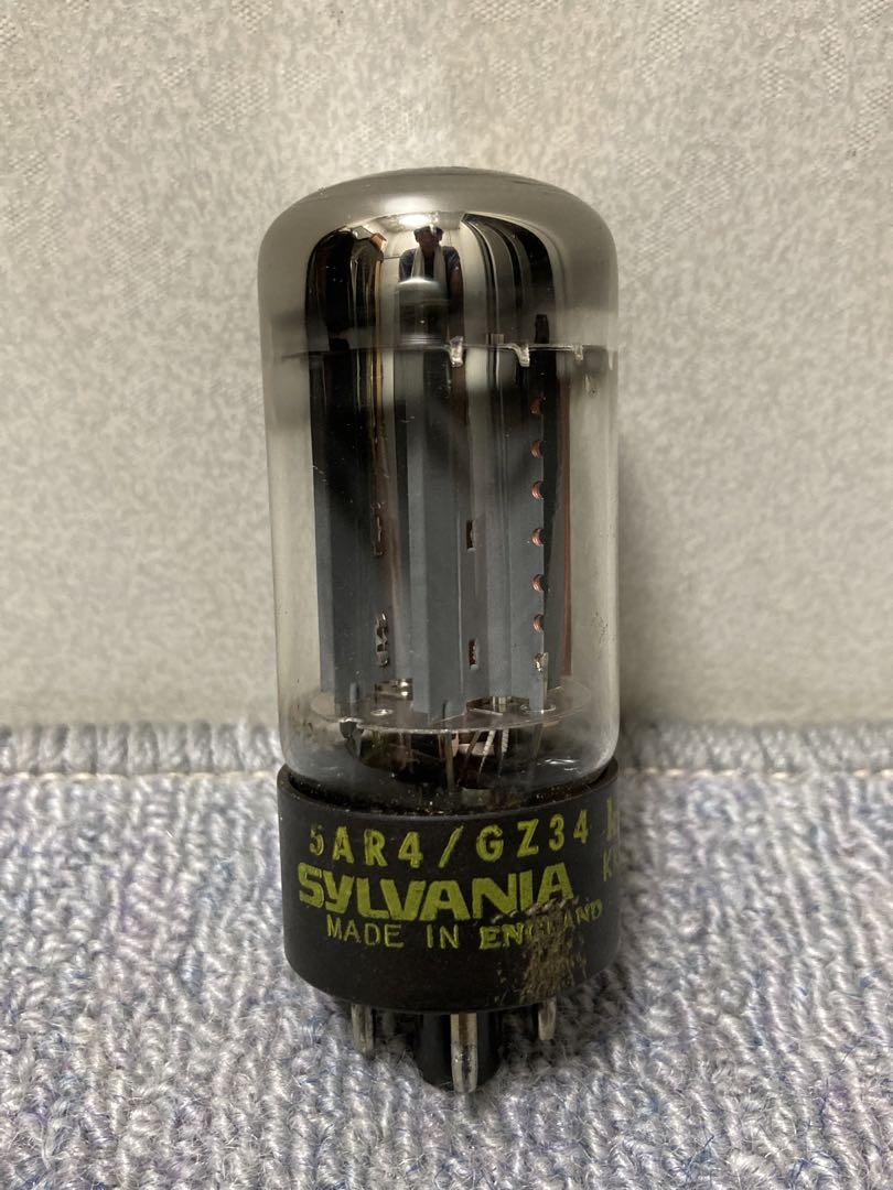 Mullard GZ34 / 5AR4 ノコギリ型 Sylvania Label（Rectifier tubes）