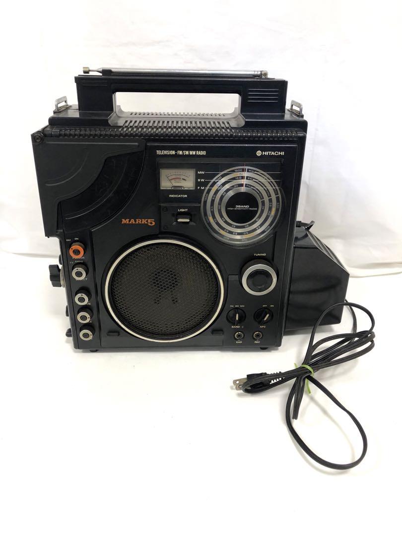 日立　ラジオカセットテレビ　MARK5　K-50R 日立 ラジオカセットテレビ MARK5 K-50R