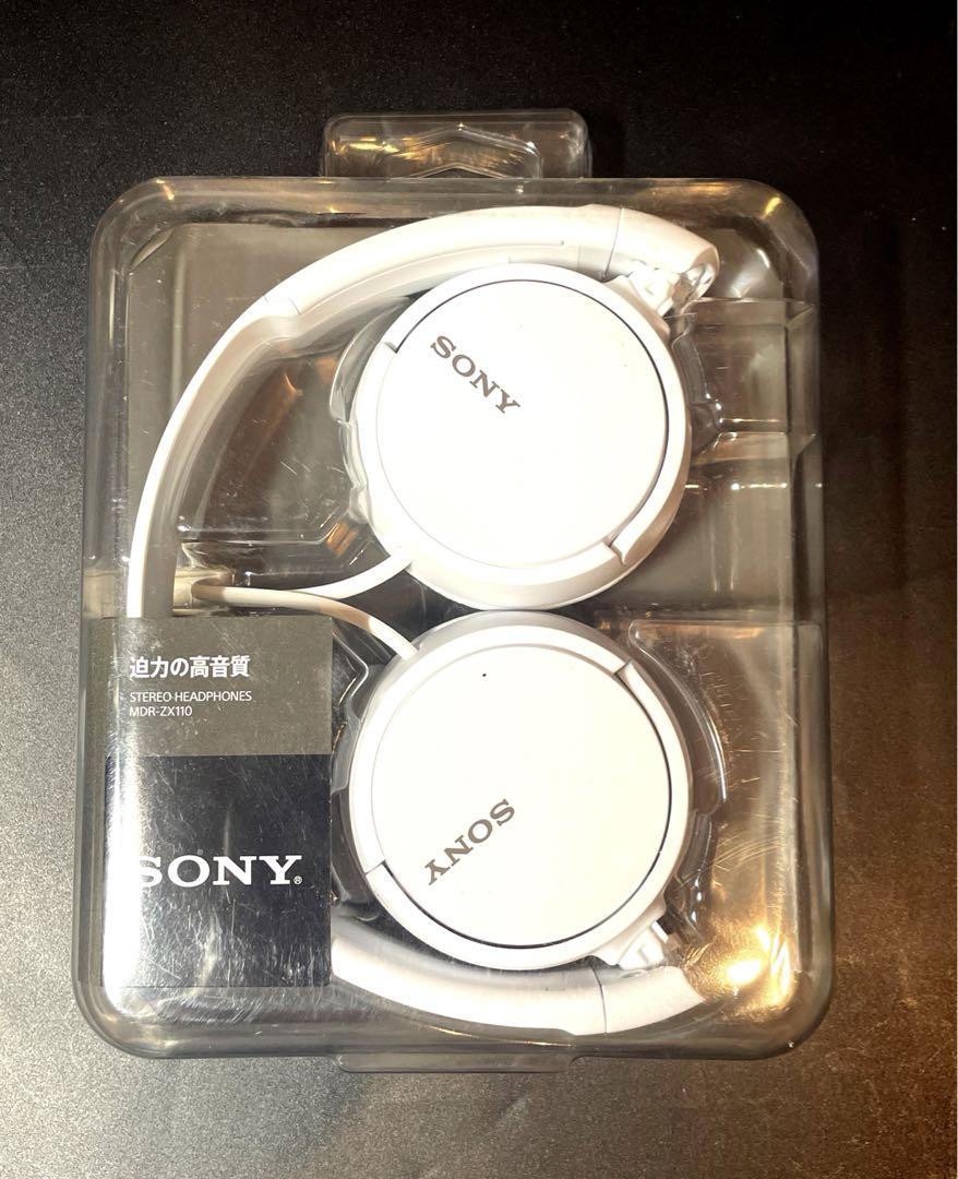 あああ 新品.未開封 】SONY MDR-ZX110 WHITE(Amazon.com: Sony ZX