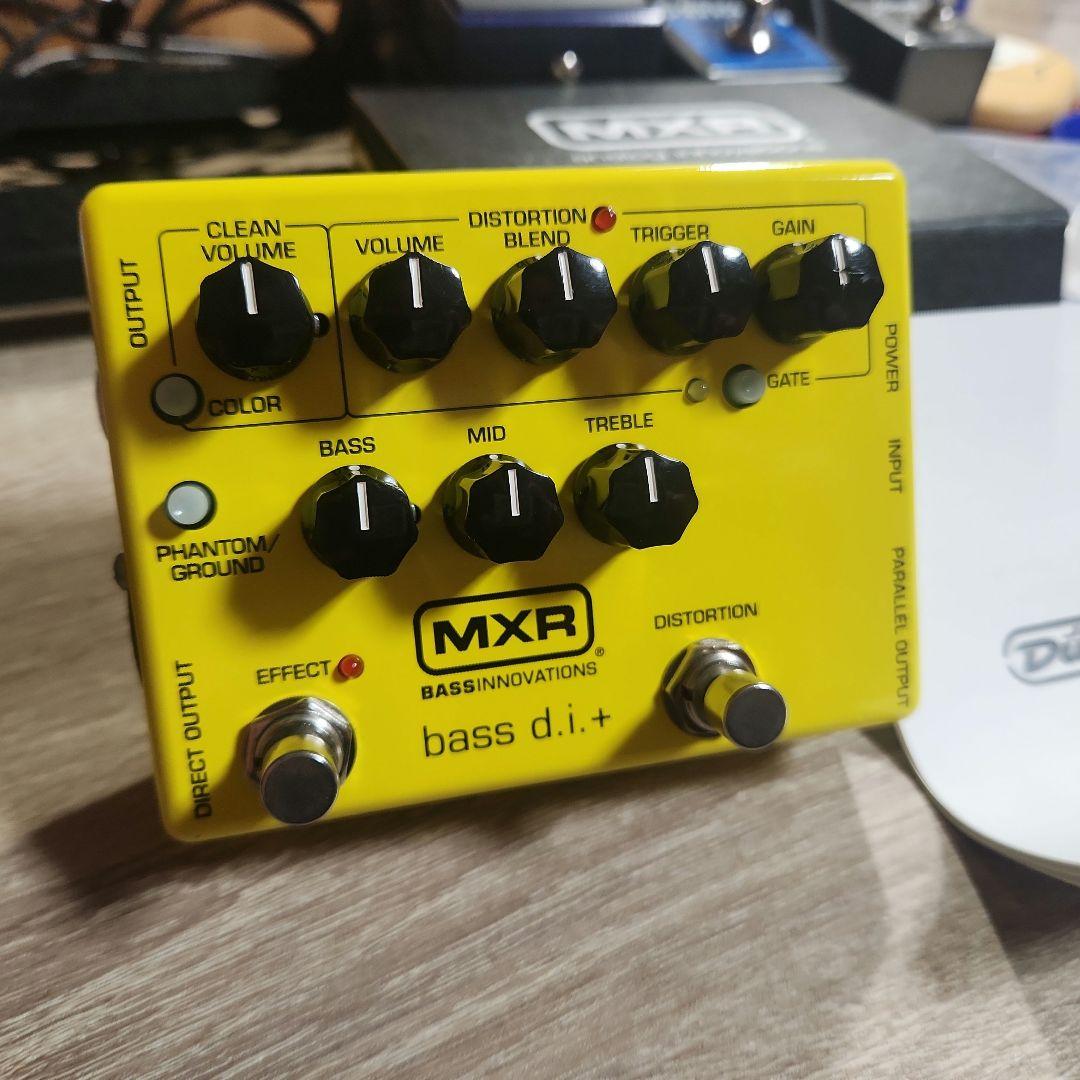 MXR bass d.i.+ イエロー【限定色】 見違え ベースエフェクター