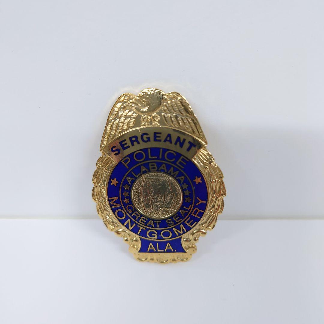 64.アメリカ ポリスバッジ アラバマ州 モンゴメリー警察