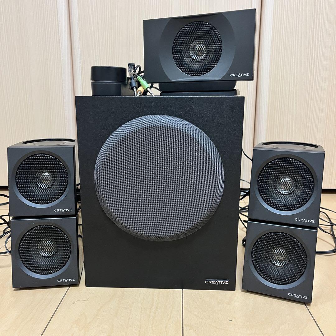 【美品】Creative T6200 5.1チャンネルスピーカーセット Creative Inspire T6200 | スタック機能によるフロント