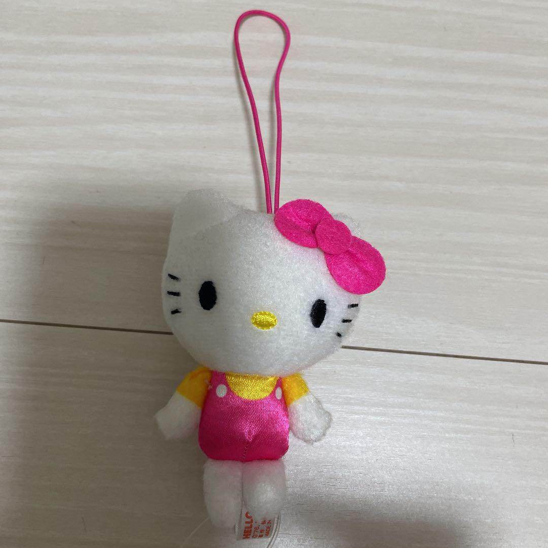 キティちゃんぬいぐるみストラップ ピンク（2025】ユニバの