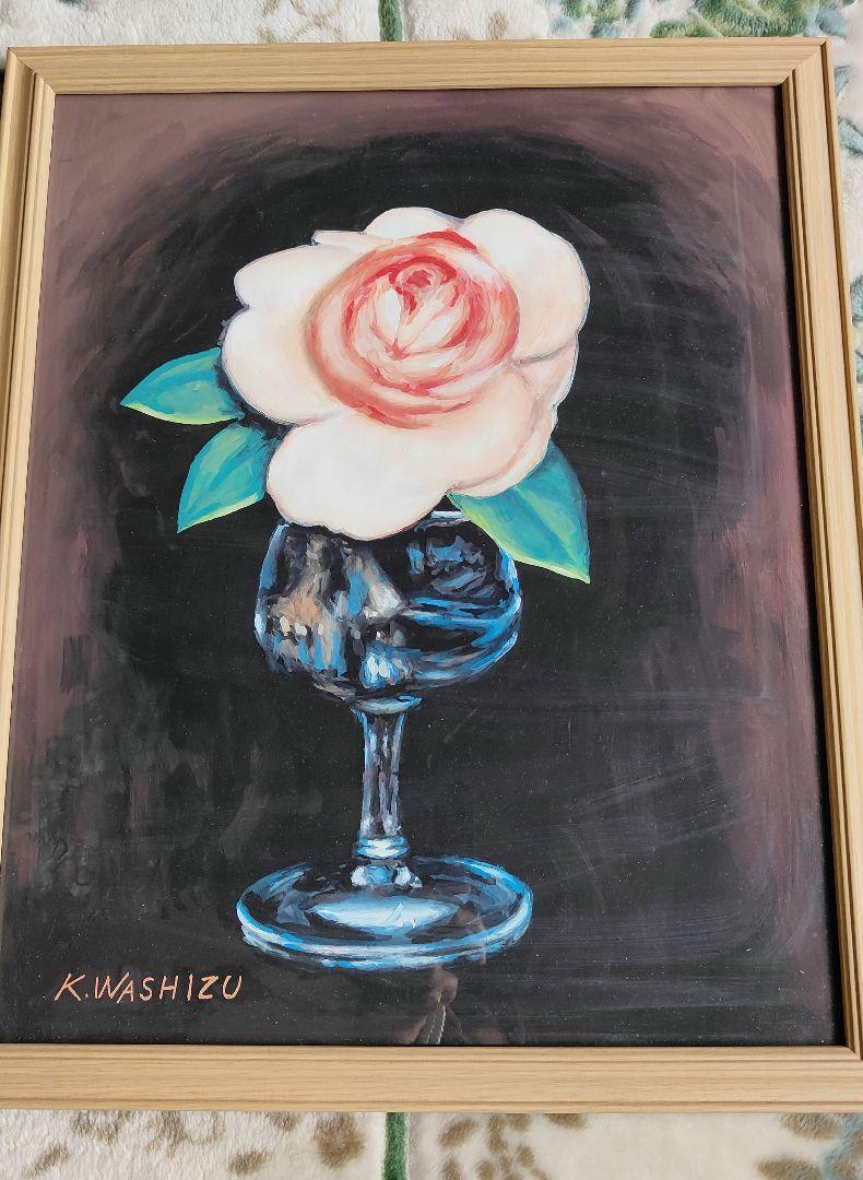 薔薇』 絵画 油絵 作品 アート インテリア リビング