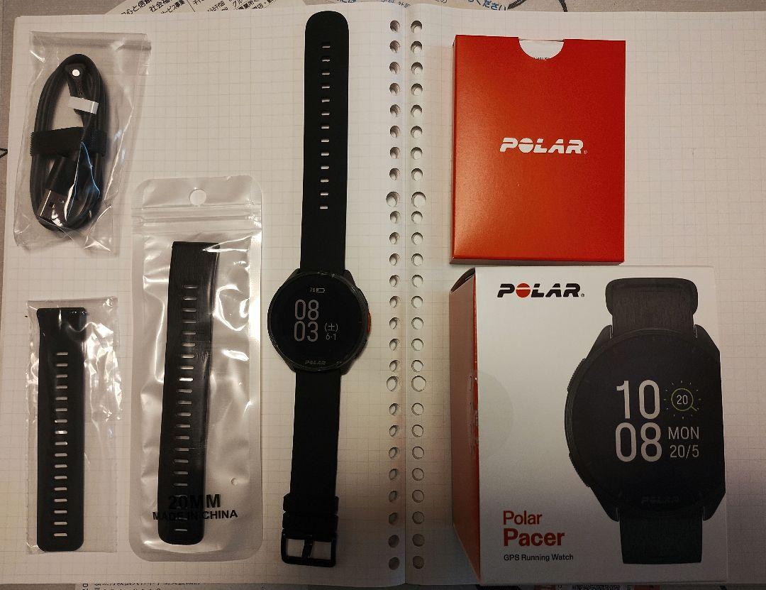 POLAR Pacer GPSランニングウォッチ しつよう