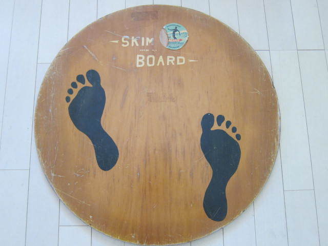 60's オーストラリア ビンテージ スキムボード ブリスベン 足跡