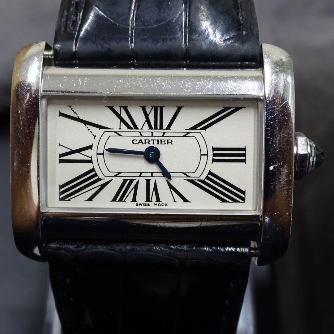 カルティエCartier ヴィンテージ ミニタンクディヴァン 2599 腕時計 カルティエCartier ヴィンテージ ミニタンクディヴァン 2599 腕時計