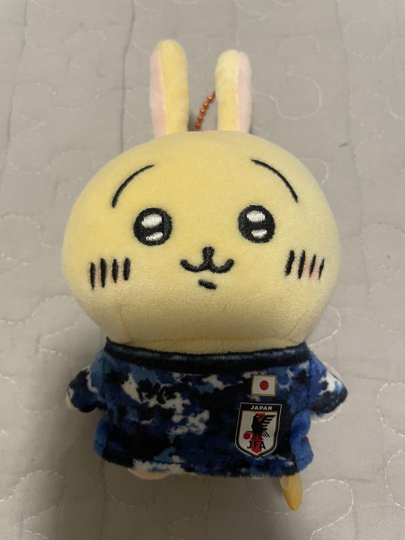 ちいかわ　うさぎ　マスコット　日本代表 ちいかわのぷちミニマスコット（うさぎ） サッカー日本代表ver