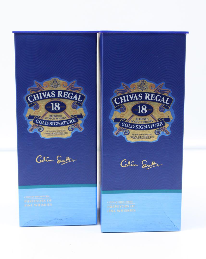 【未開栓】CHIVAS REGAL18年 ウイスキー 700ml 40％ 2本① 未開栓】CHIVAS REGAL18年 ウイスキー 700ml 40％ 2本①（Amazon