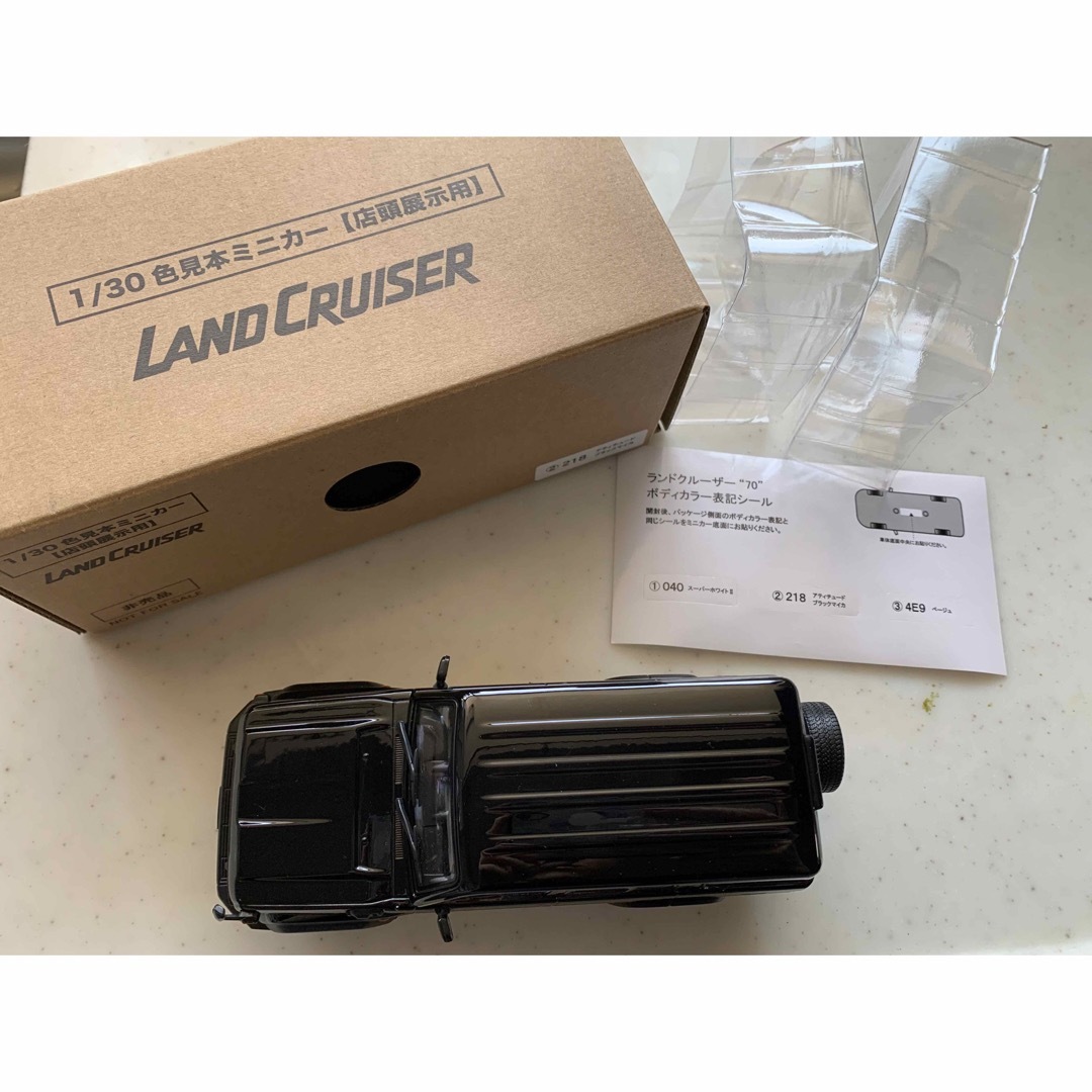 新品 トヨタ ランドクルーザー LAND CRUISER ランクル 黒 （2024