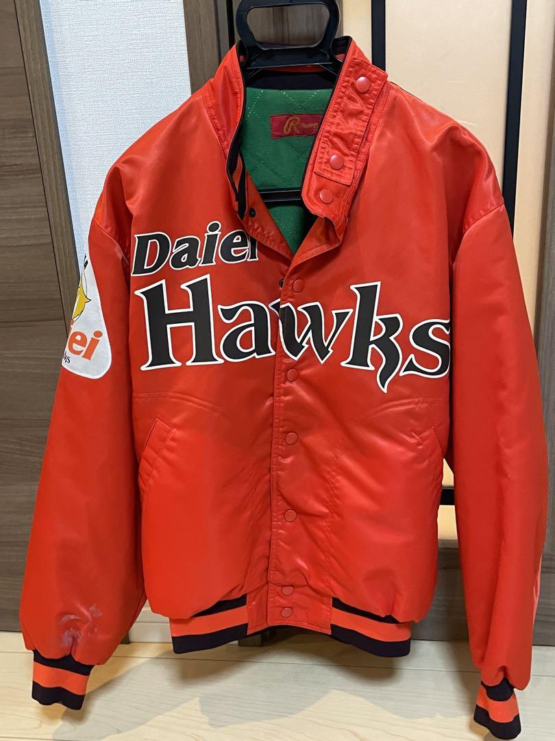 【美品】ダイエー ホークス ジャケット 赤 福岡ソフトバンクホークス (フクオカソフトバンクホークス) 応援