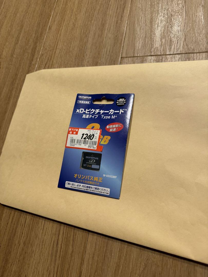 新品 OLYMPUS XDピクチャーカード 高速タイプ 2GB TYPE M+（xD