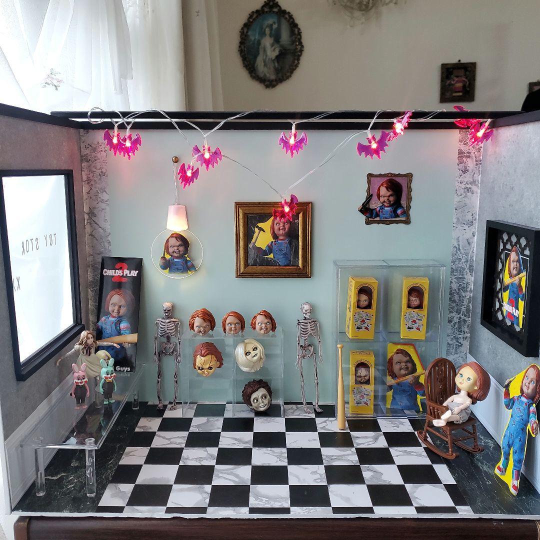 チャッキーやホラー系フィギュア飾り部屋*ガチャガチャ